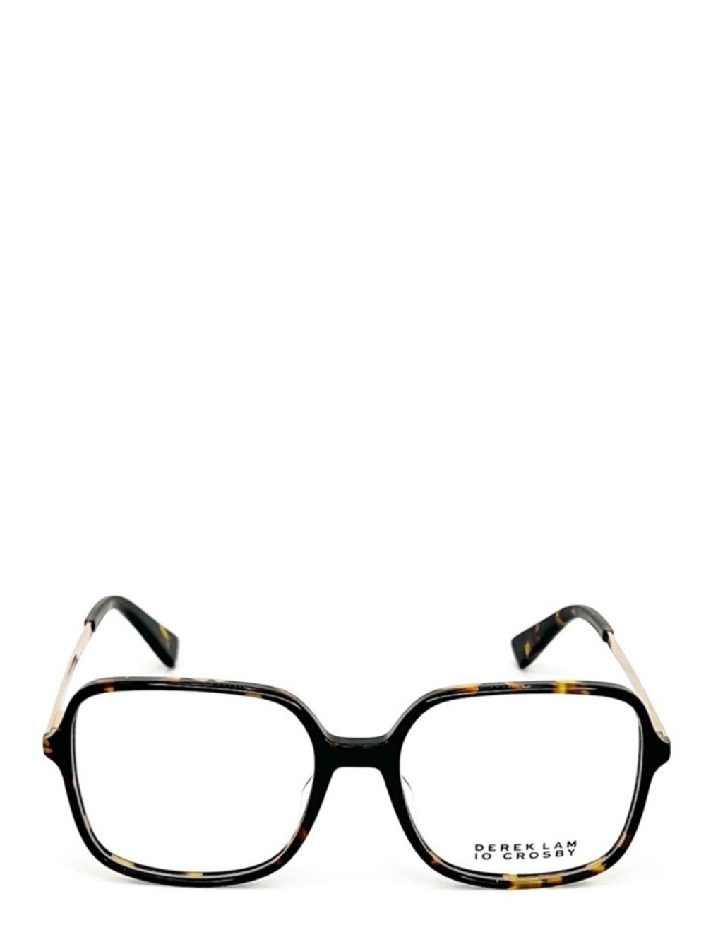 New Derek Lam 10 Crosby Noah Frames Tortoise & Gold Glasses Brown Eyewear